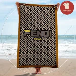 towel fendi|FENDI Cotton Beach Towel .